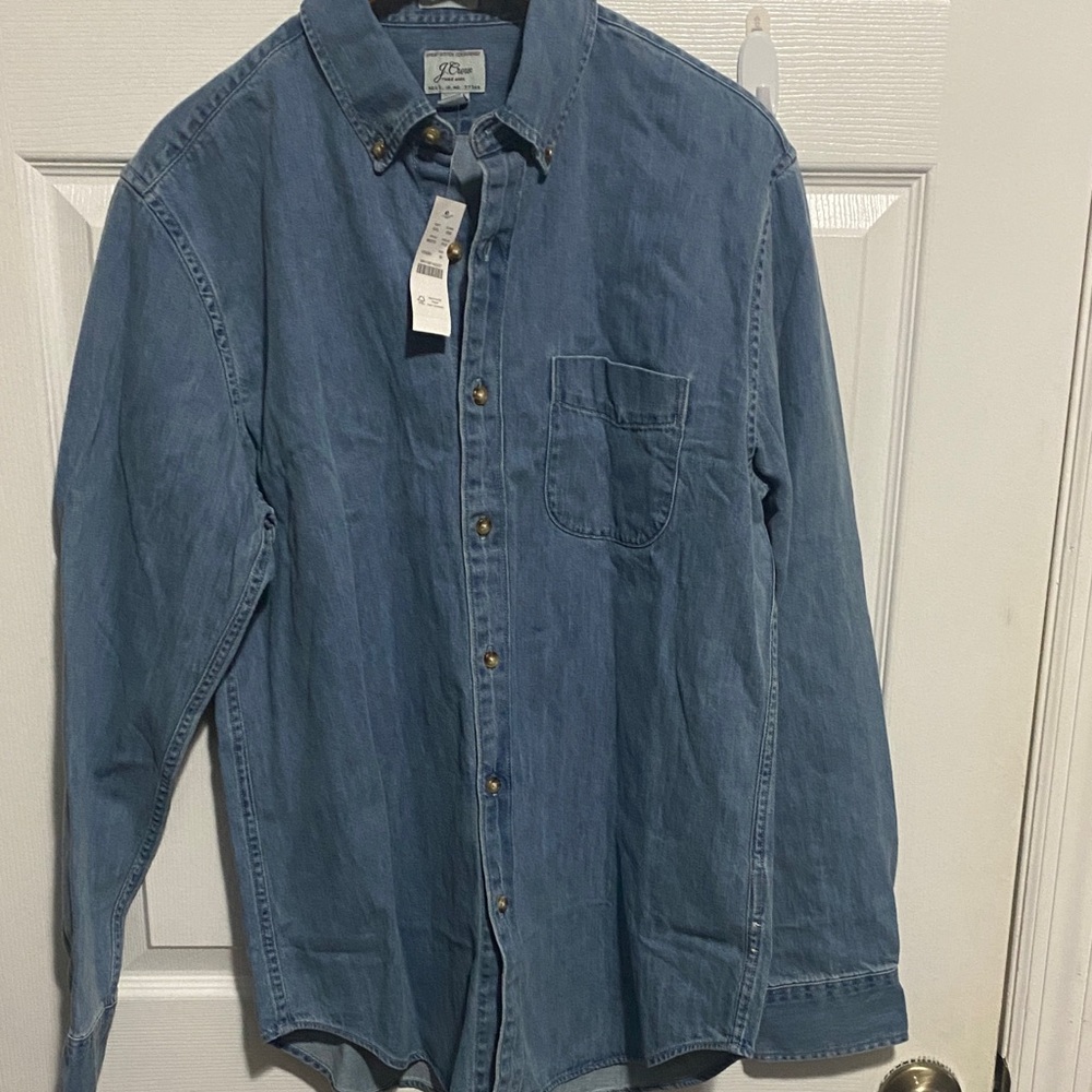 J. Crew Casual Blue Button Down Shirt